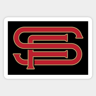 San Fransisco Monogram Sticker